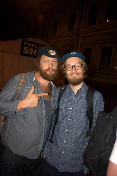 Partaveljet herra kapteeni Mad Dog ja Malinen. Kuva Keskinen.