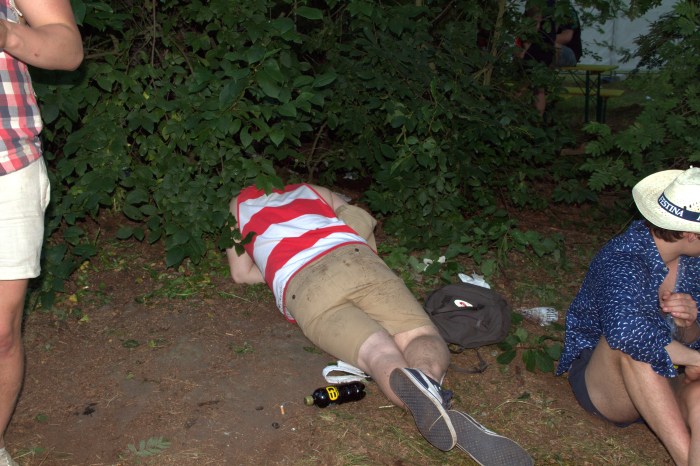 Pahamainen Sakkovuori ensimmäisen päivän iltana.